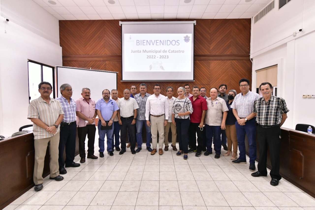 Consejo técnico realiza primera sesión de la Junta Municipal de Catastro