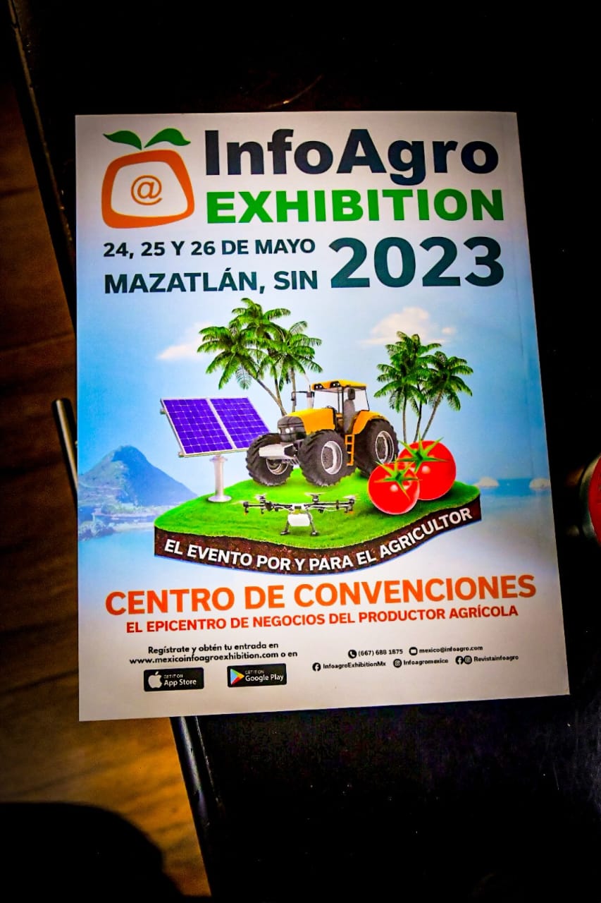 Mazatlán será sede de la Infoagro Exhibition México, los días 24, 25 y 26 de mayo
