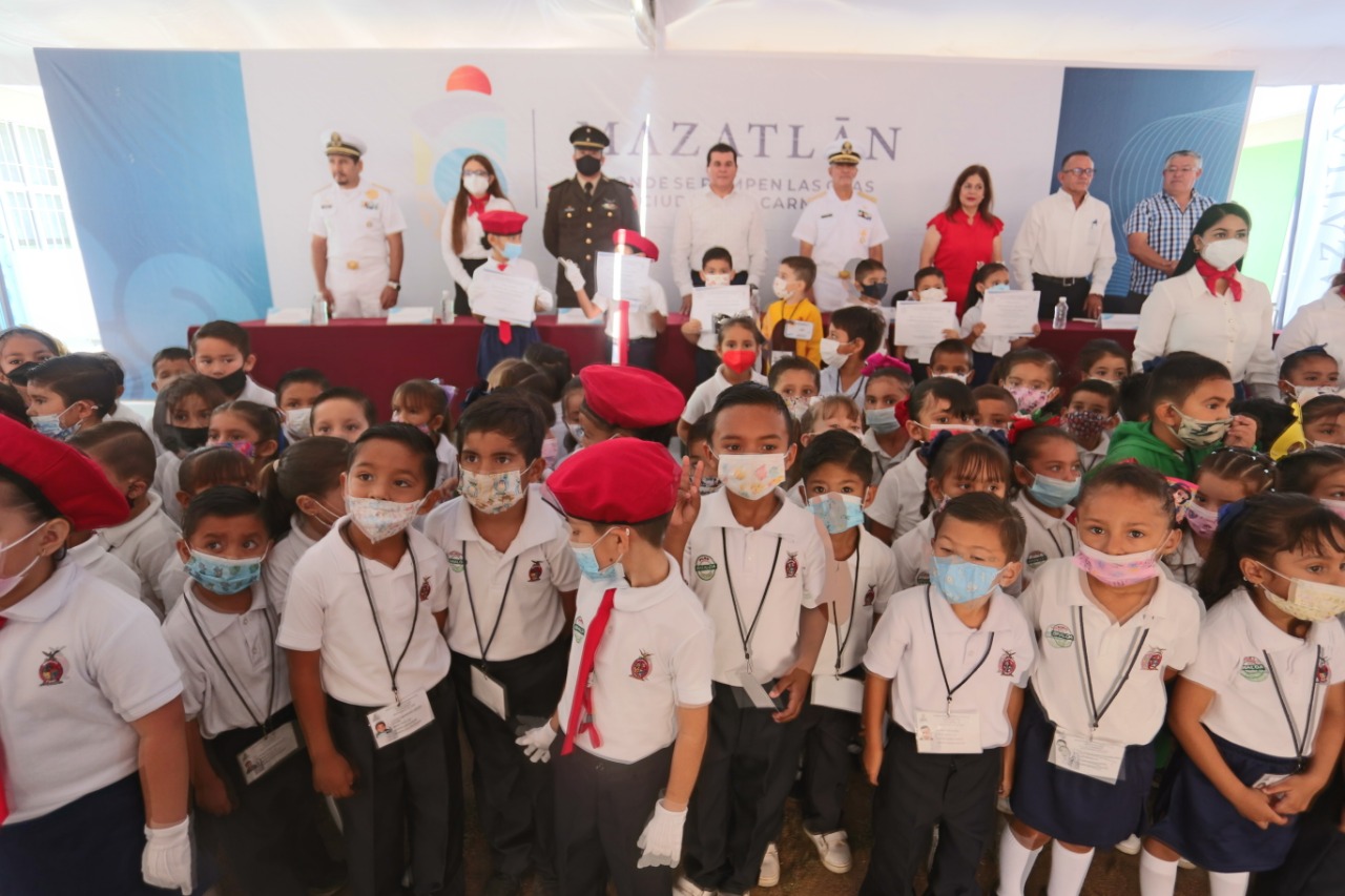 Ayuntamiento y Ejército Mexicano sumarán esfuerzos para abatir rezago de infraestructura educativa en Mazatlán