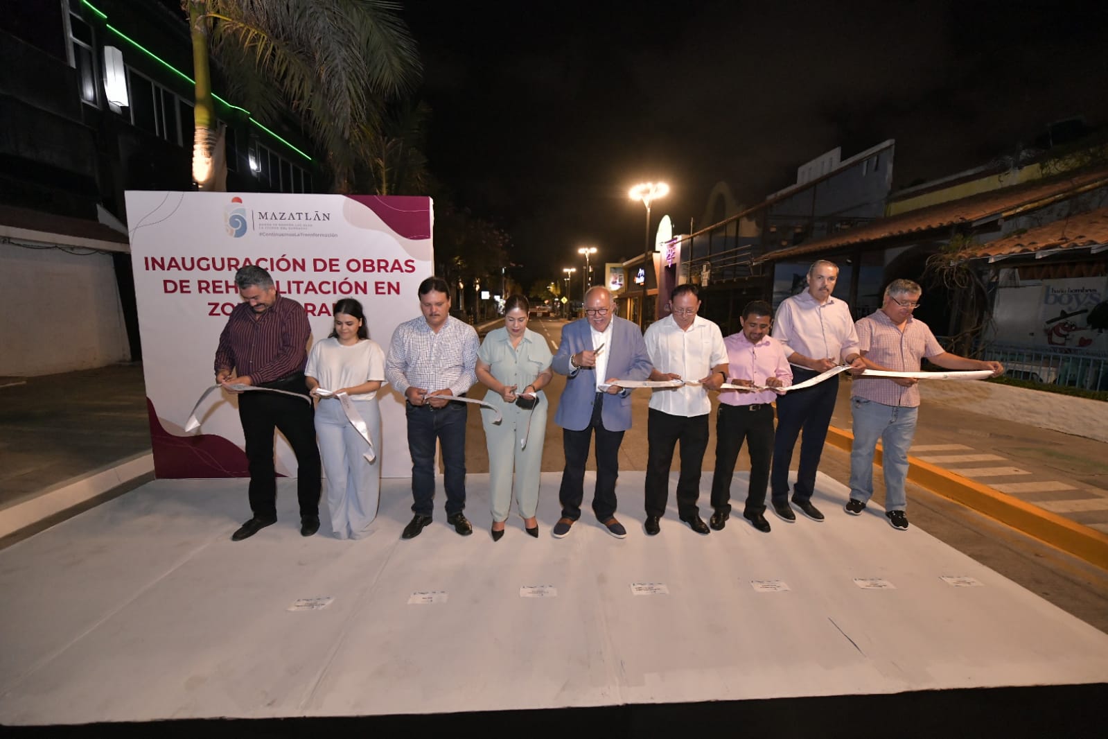 Químico Benitez inaugura rehabilitación de avenida Playa Gaviotas, Las Garzas y Bugambilia con una inversión de 71.23 MDP