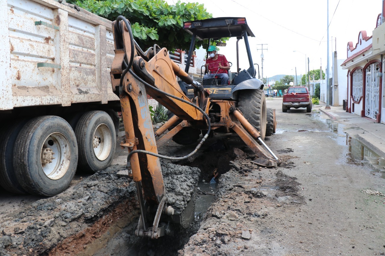 En proceso la rehabilitación de red sanitaria en San Joaquín