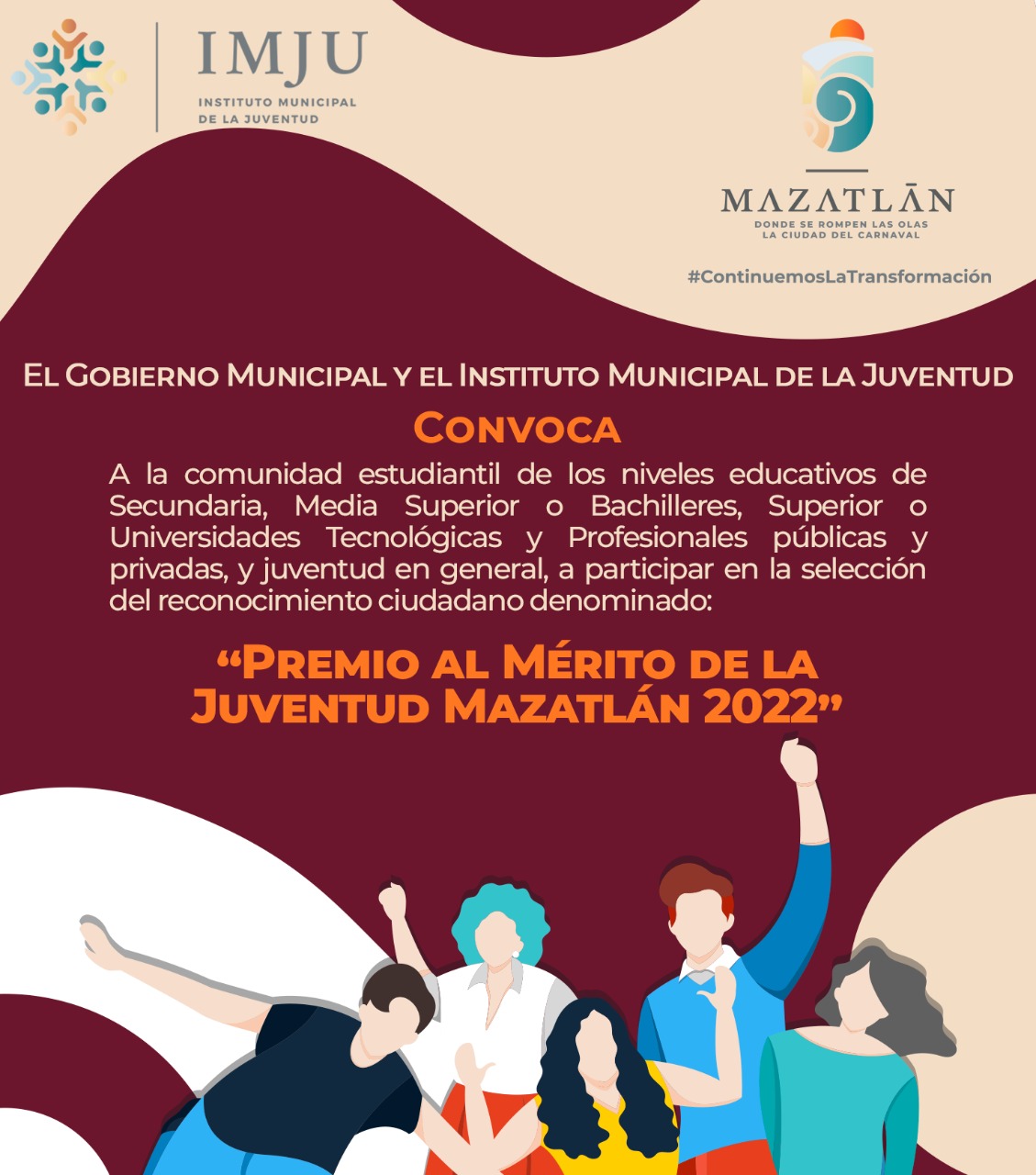 ¡No lo olvides! IMJU busca a los ganadores del premio al Mérito de la Juventud 2022