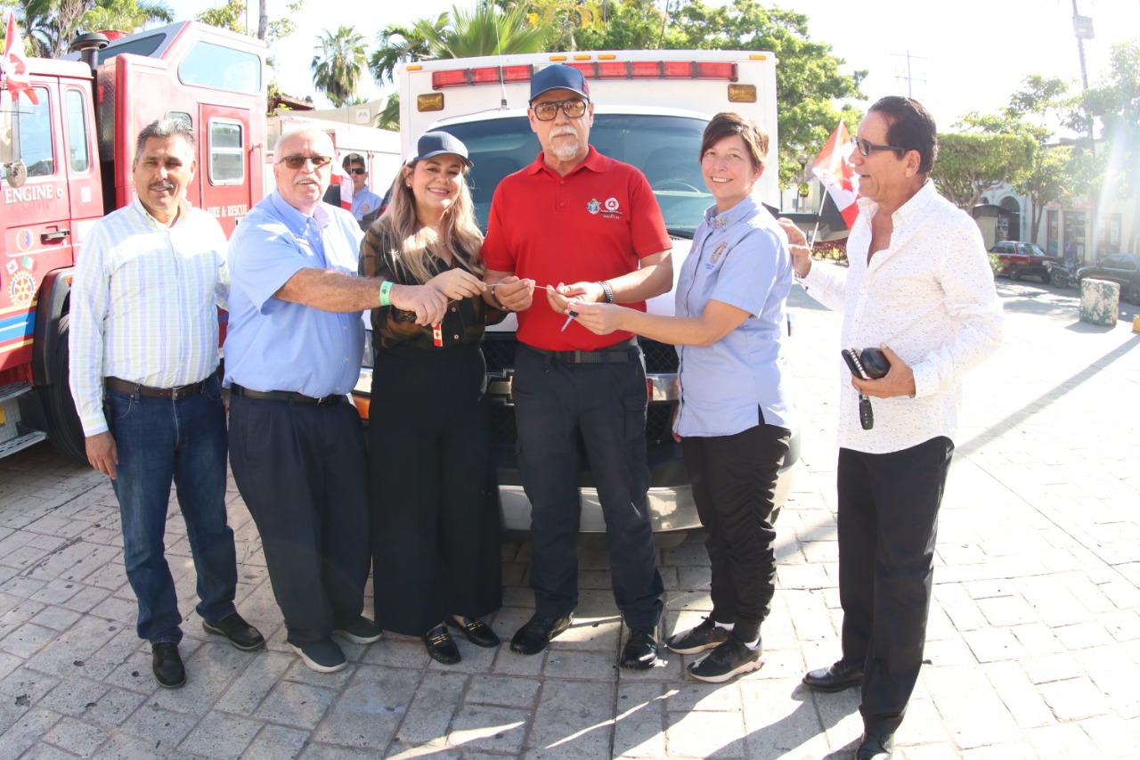 Mazatlán recibe 6 unidades en donación del Club Rotary Internacional