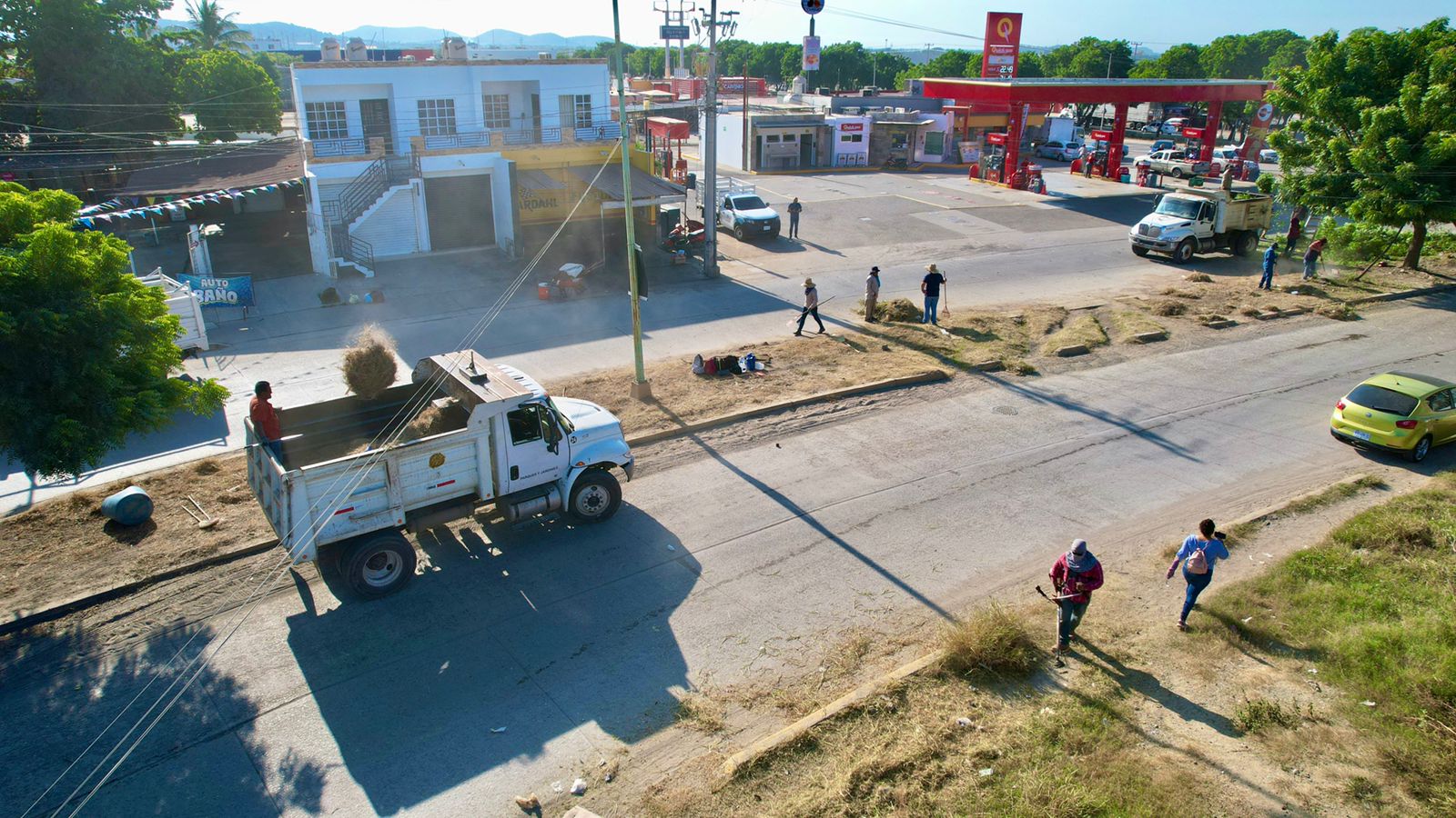 Remoza gobierno de Mazatlán camellones de importantes avenidas de la ciudad*
