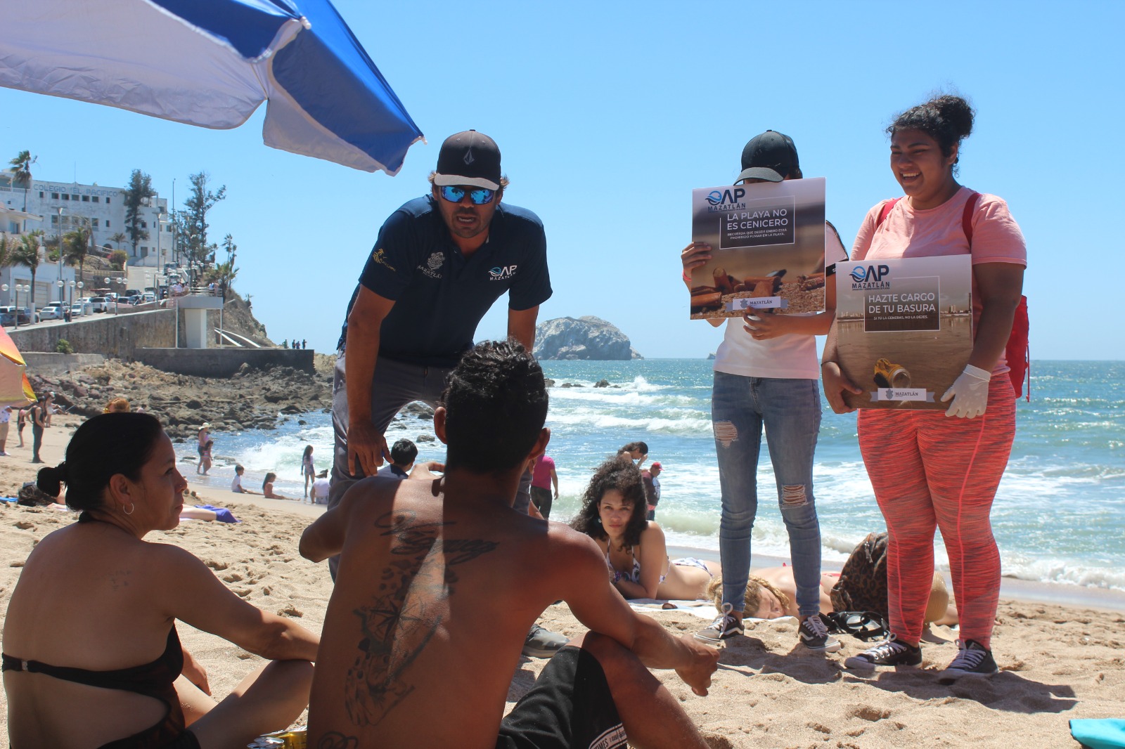Tiene Operadora de Playas exitosa campaña de concientización en Semana Santa; Alcalde reconoce esfuerzos por mantener playas limpias.