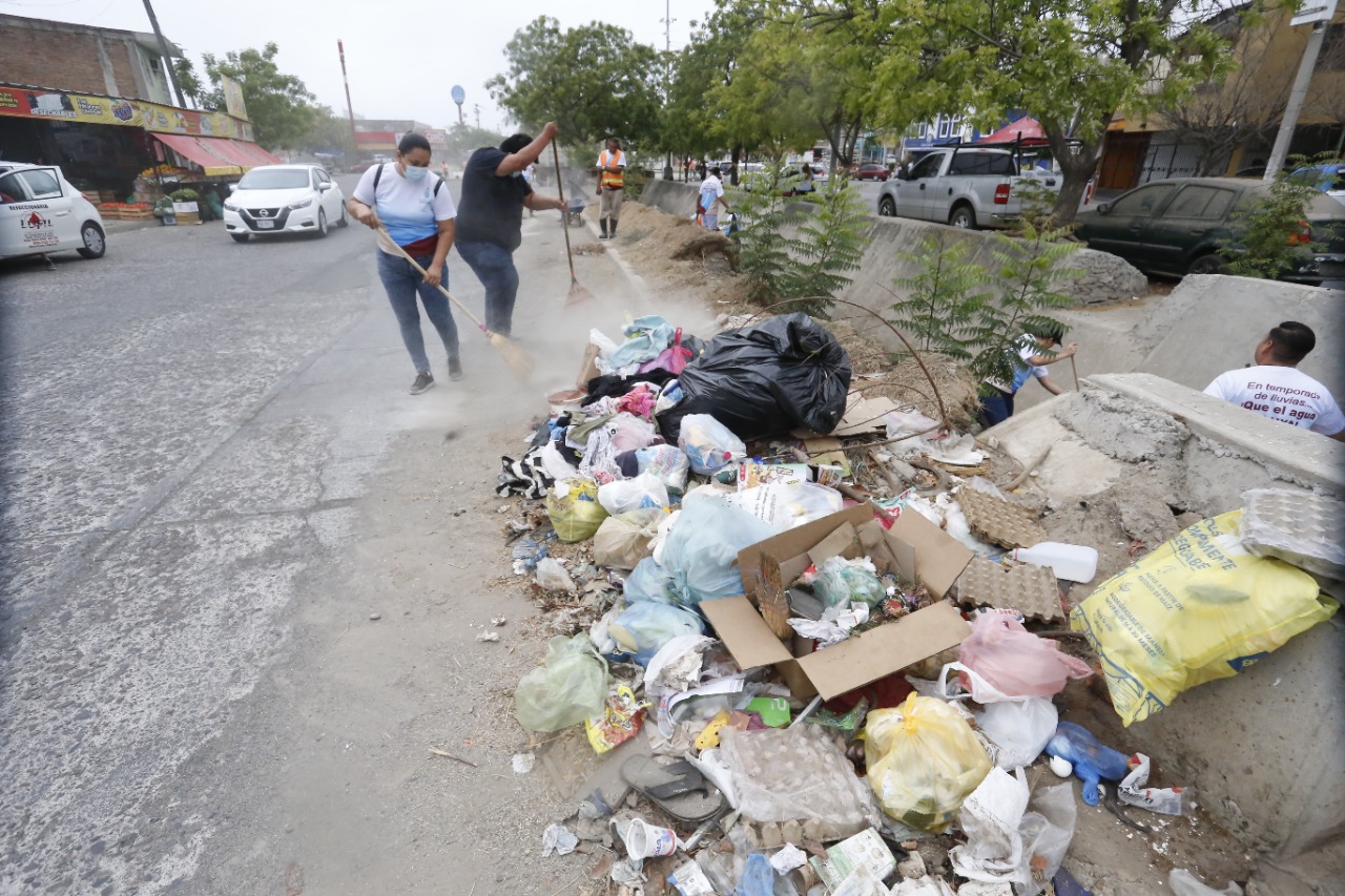 Más de 30.7 toneladas de basura, retiró Servicios Públicos desde Alarcón a Torremolinos.