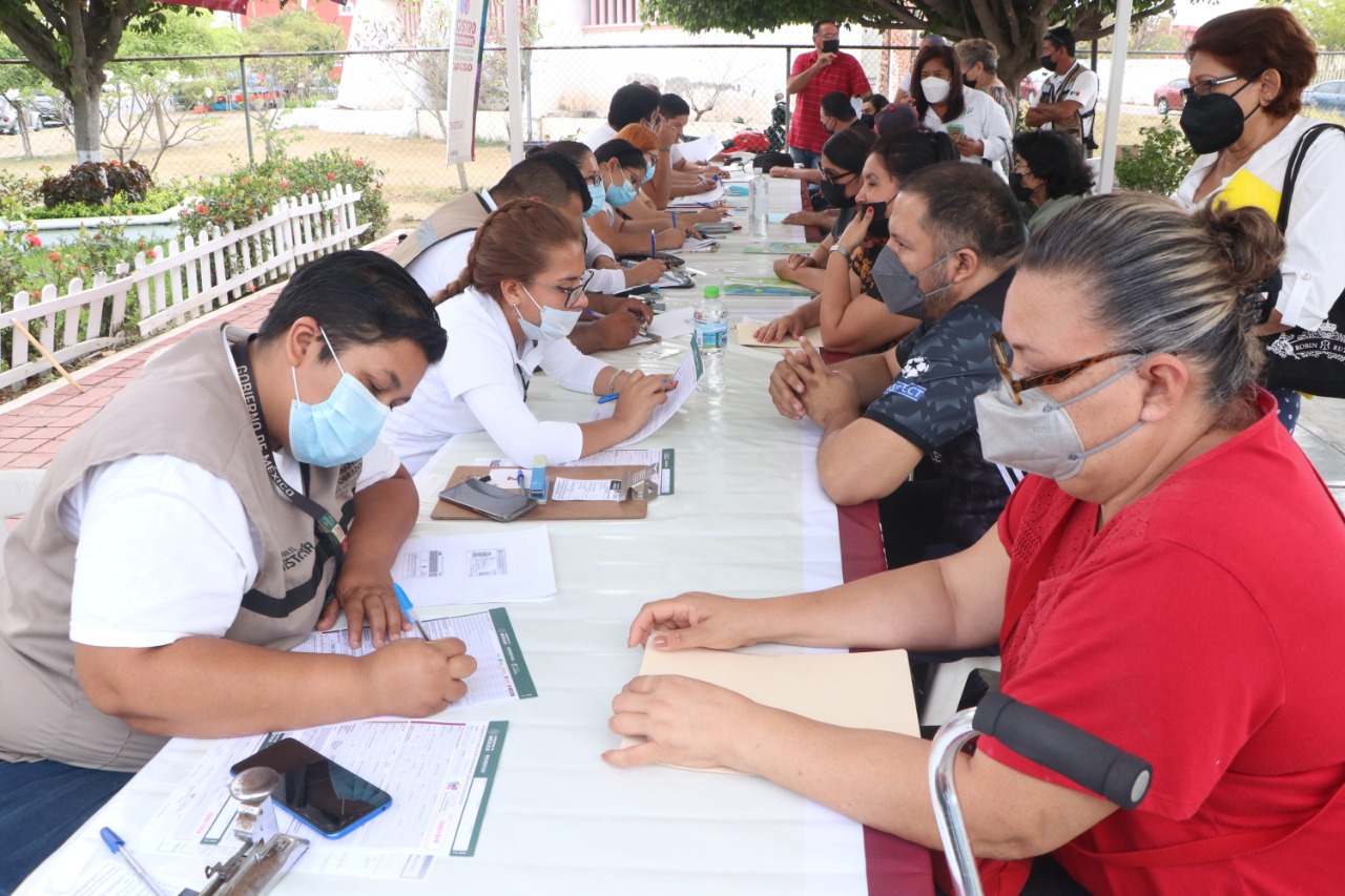 Gobierno Municipal y DIF Mazatlán instalan módulos para registro a Pensión para el Bienestar de Personas con Discapacidad.