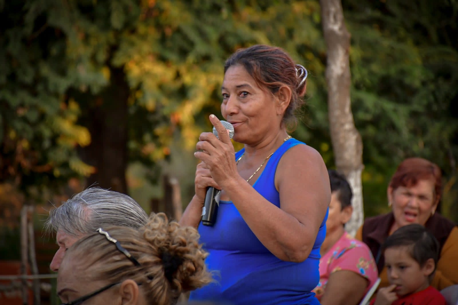 Teníamos varios años que un presidente no nos visitaba” Habitantes de El Chilillo.