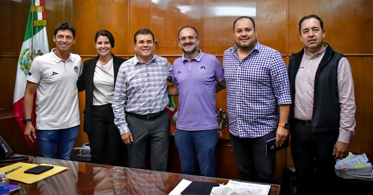 Gobierno de Mazatlán y Mazatlán FC sostienen reunión de trabajo de cara a la presentación del equipo Cañonero en el Clausura 2023