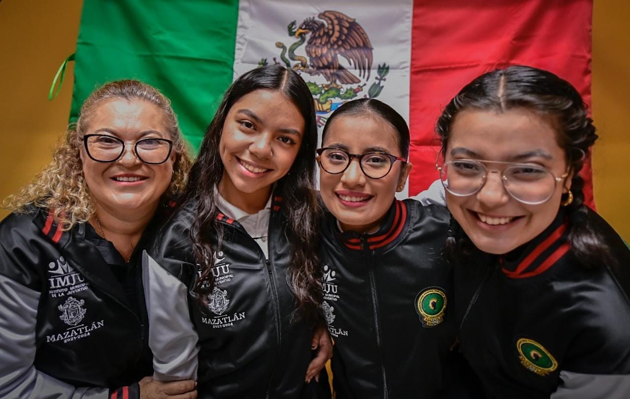 Apoyan Gobierno de Mazatlán e Imju a destacadas estudiantes mazatlecas que viajarán a Túnez