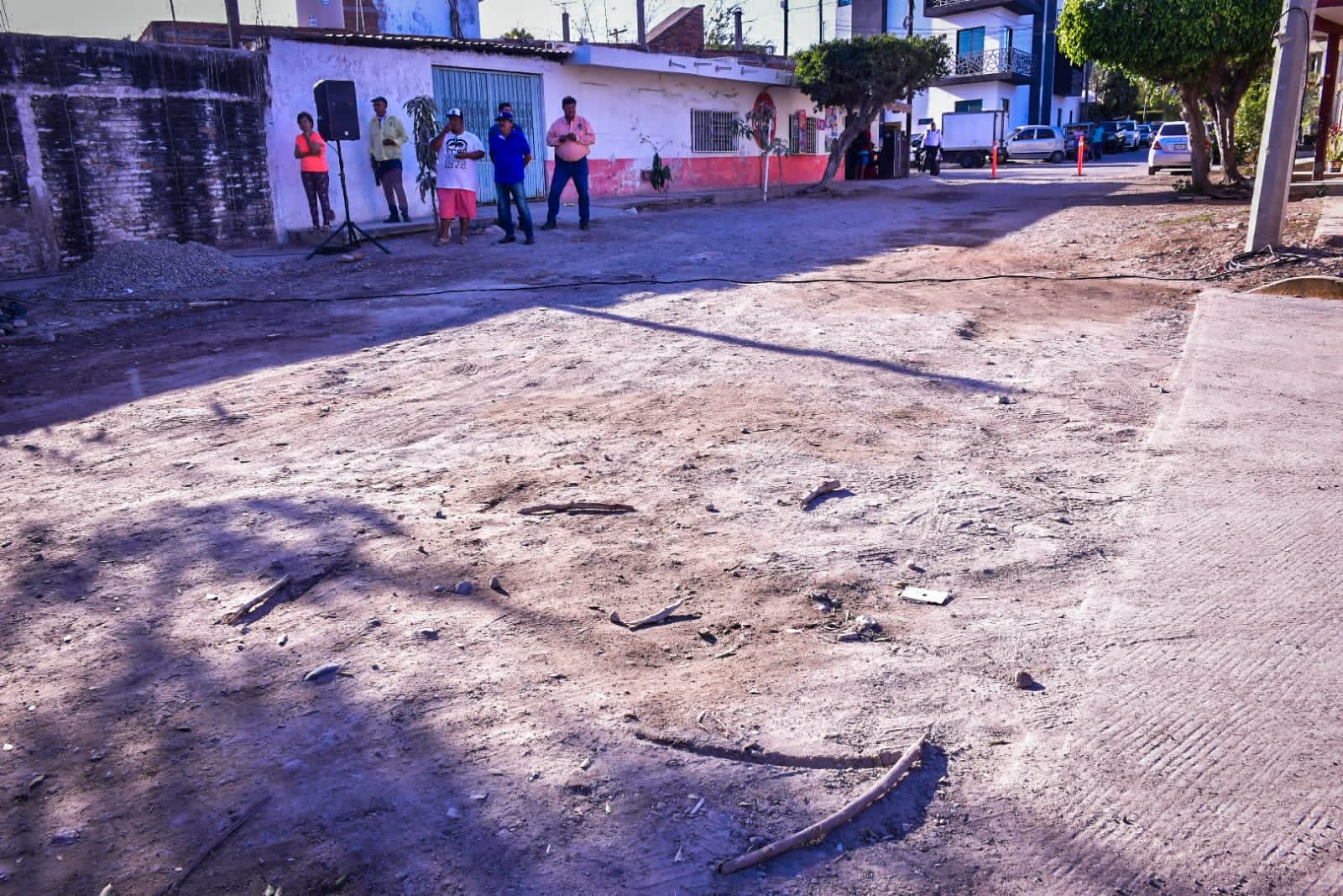Arranca la pavimentación de la calle Francisco Solís en la colonia Sánchez Celis