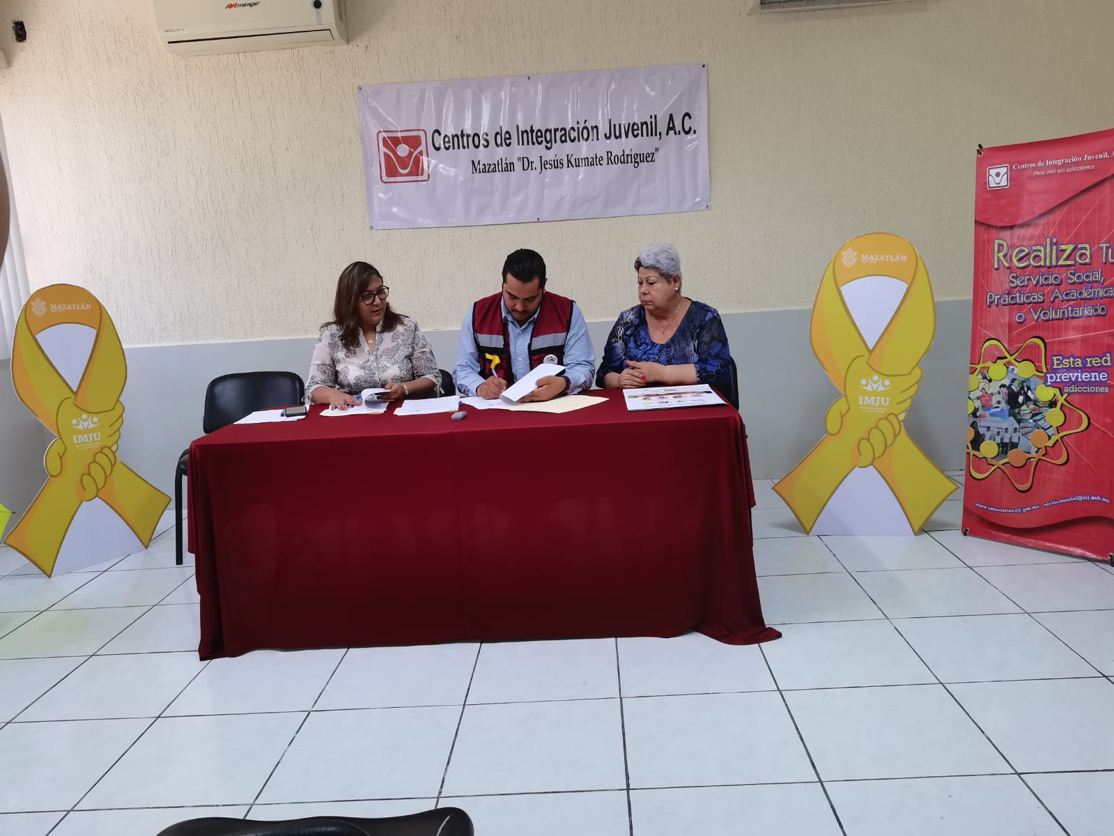 Firman convenio IMJU, SIPPINA Mazatlán y CIJ Dr. Jesús Kumate Rodríguez